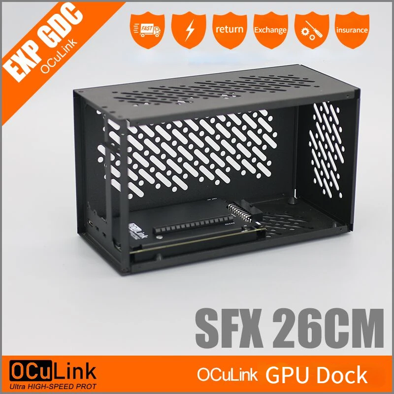 External Gpu Dock Pcie 4.0 Oculink - Aluminiowa obudowa OCuP4v2 OCuLink pci-e 4.0