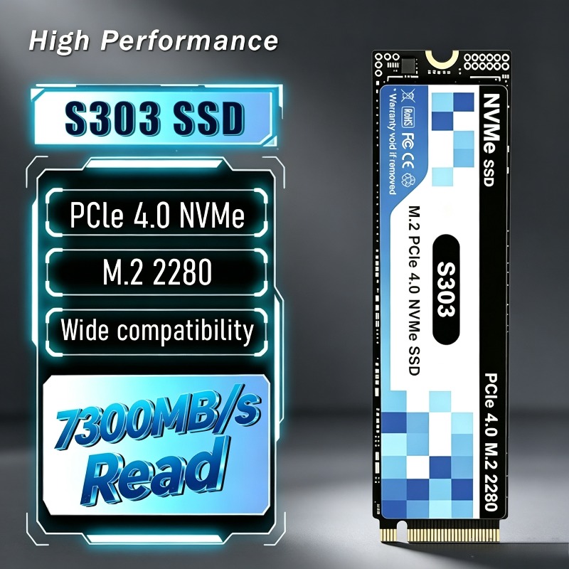 M.2 Nvme 4Tb Pcie 4.0 Ssd - S303 500GB-4TB Gamingowy dysk SSD M.2