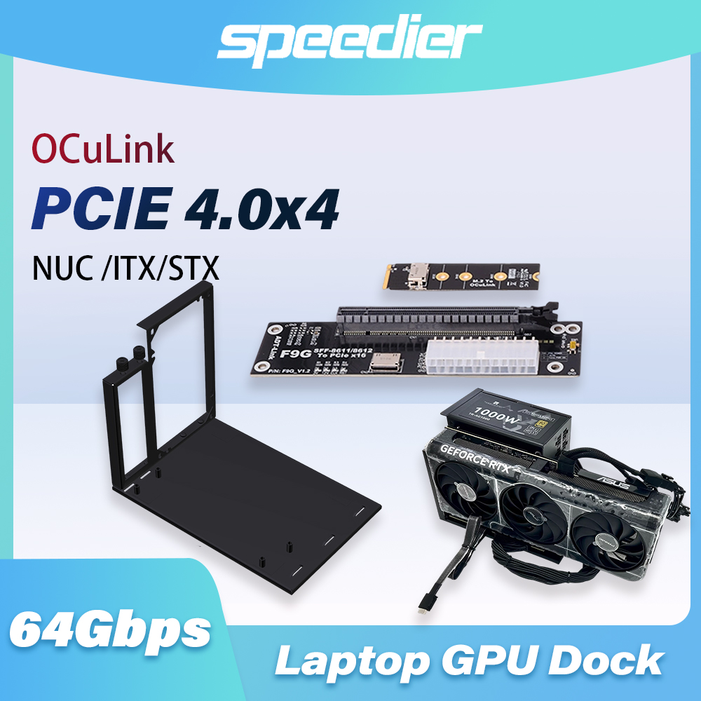 Adapter EGPU F9G 64Gbps OcuLin – External Gpu Dock Pcie 4.0 Oculink recenzja i cena