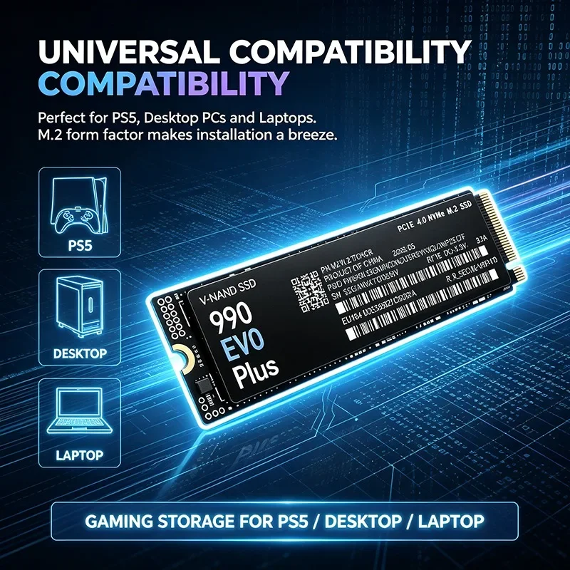 Szybki dysk SSD 990 EVO Plus M – M.2 Nvme 4Tb Pcie 4.0 Ssd recenzja i cena