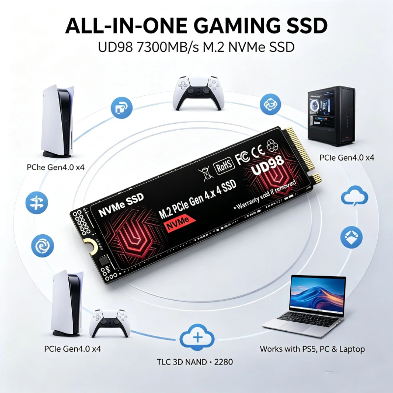 Nowy oryginalny dysk SSD UD98  – M.2 Nvme 4Tb Pcie 4.0 Ssd recenzja i cena