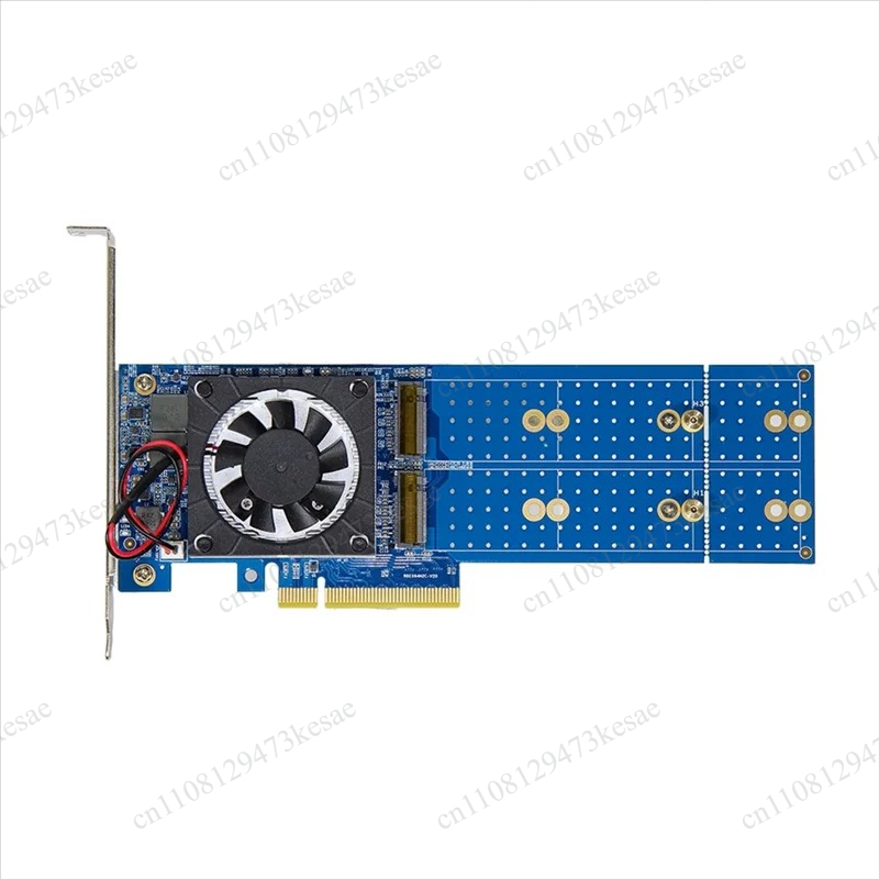 Karta rozszerzeń PCIe 4.0 NVMe – Quad M.2 Nvme Pcie Bifurcation Card recenzja i cena