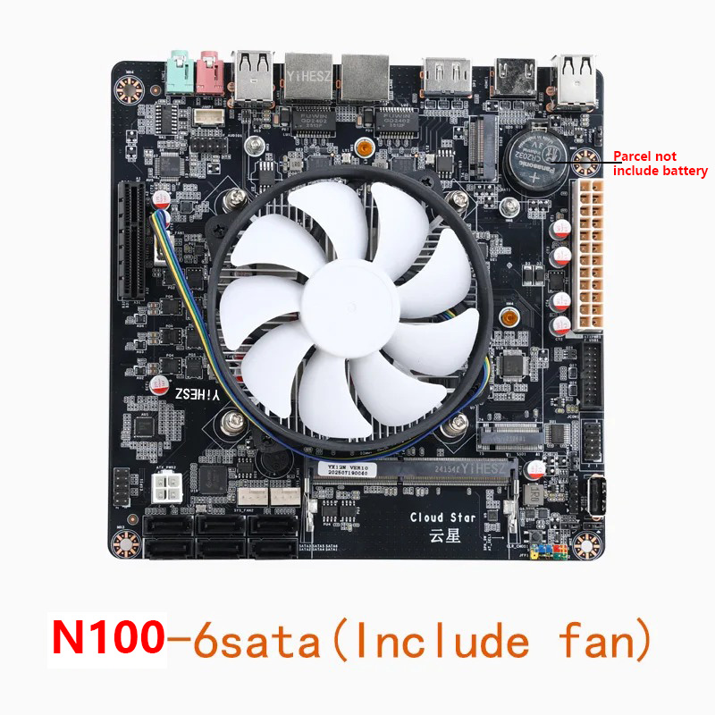 Płyta główna Intel N100 Mini-I – Nas Motherboard N100 6 Sata recenzja i cena