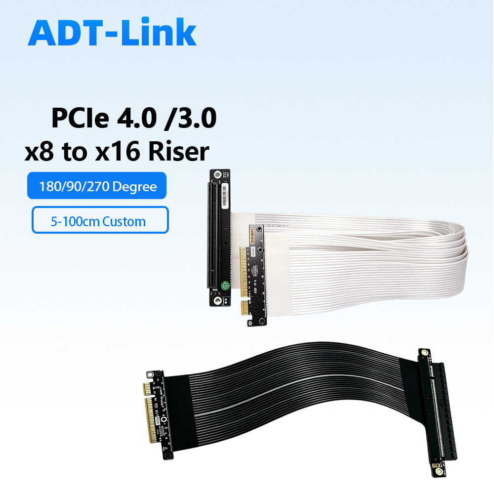 Kabel przedłużający ADT-Link P – Pcie 4.0 X16 Riser Cable 90 Degree recenzja i cena