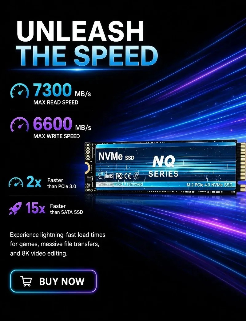NQ 2TB 4TB PCIe 4.0 NVMe M.2 S – M.2 Nvme 4Tb Pcie 4.0 Ssd recenzja i cena