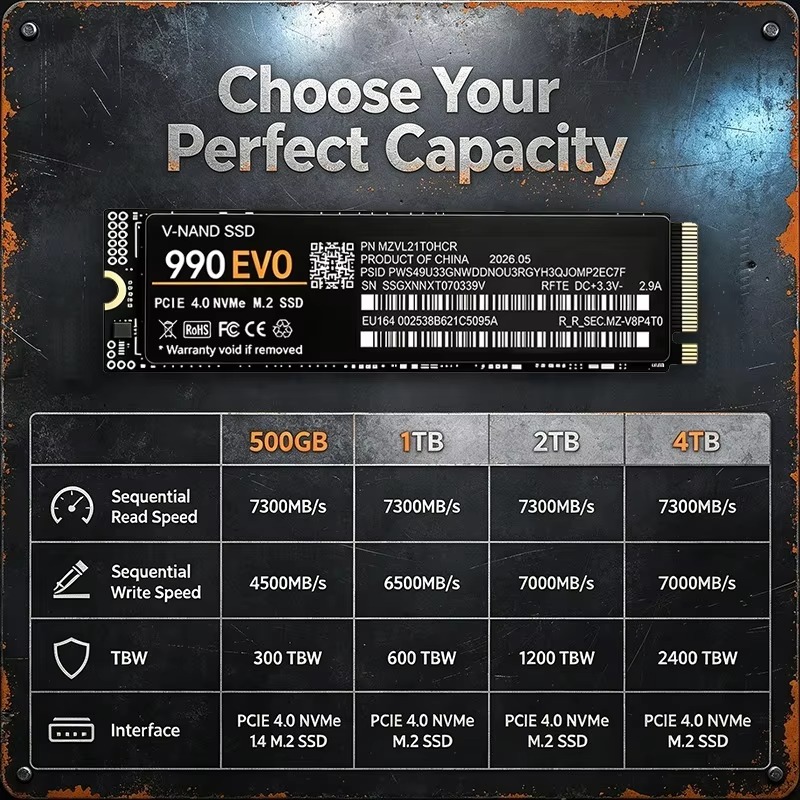 990 EVO M.2 2280 NVMe PCIe 4.0 – M.2 Nvme 4Tb Pcie 4.0 Ssd recenzja i cena
